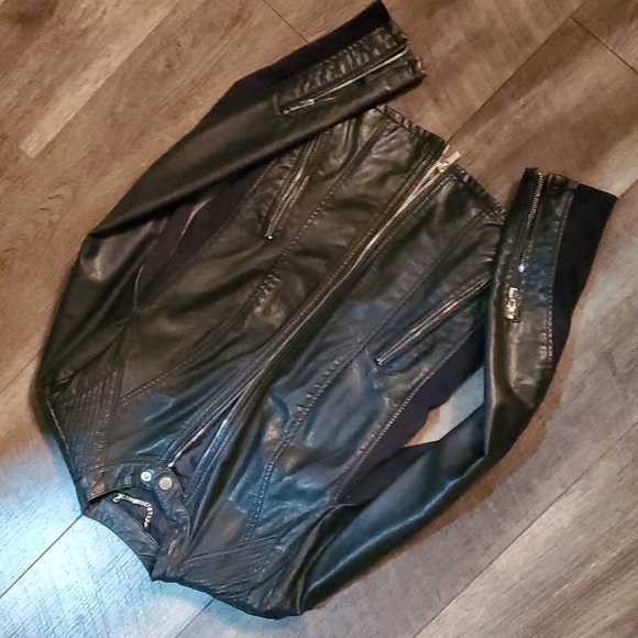 EXPRESS Faux leather jacket - Picture 1 of 11